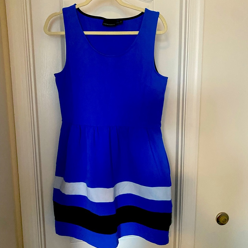 Cynthia Rowley dress size L - Love the fabric - w pockets!